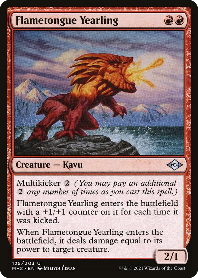 0125 Flametongue Yearling U Modern Horizons 2