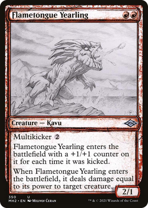 0350 Flametongue Yearling (Showcase) U Modern Horizons 2