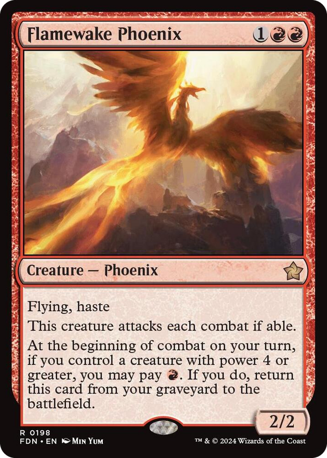 0198 Flamewake Phoenix R Foundations