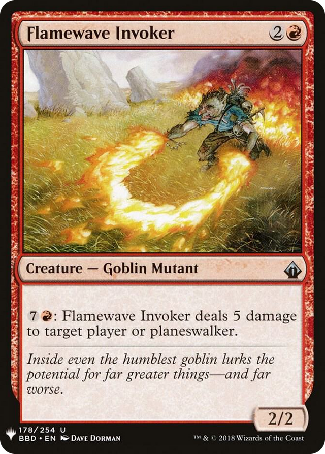 0178 Flamewave Invoker U The List Reprints