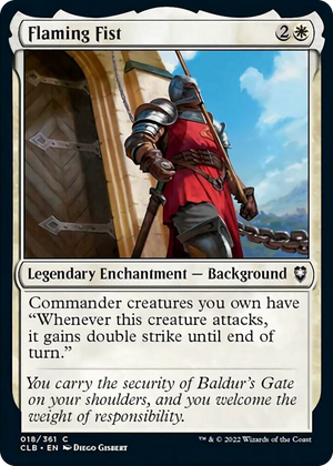 0018 Flaming Fist C Commander Legends: Battle for Baldur's Gate