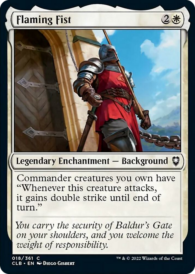 0018 Flaming Fist C Commander Legends: Battle for Baldur's Gate
