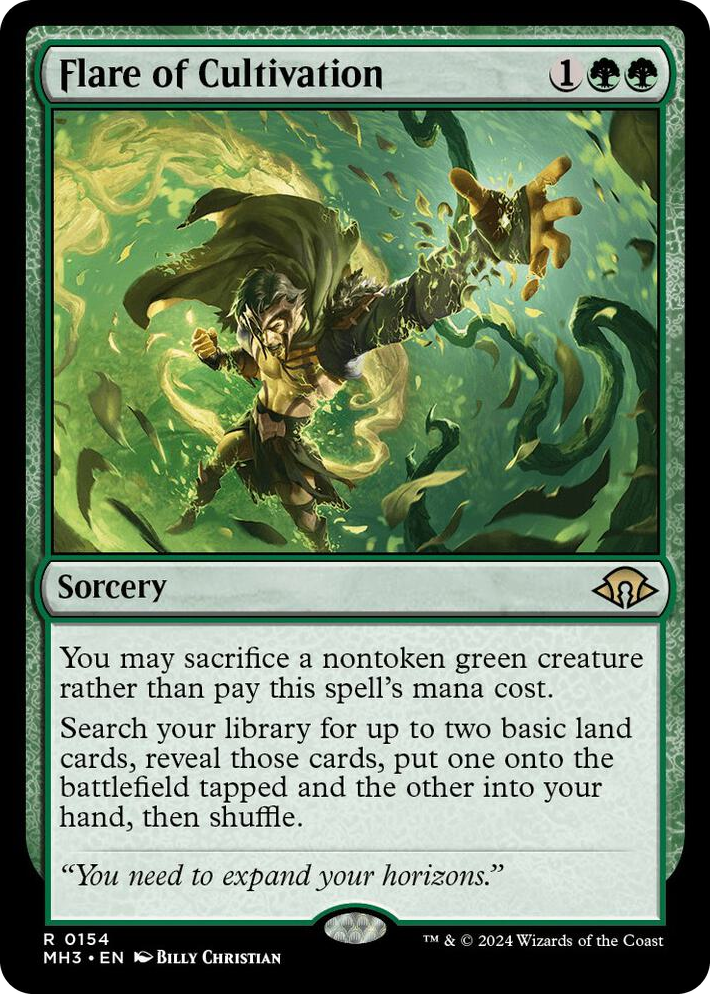 0154 Flare of Cultivation R Modern Horizons 3
