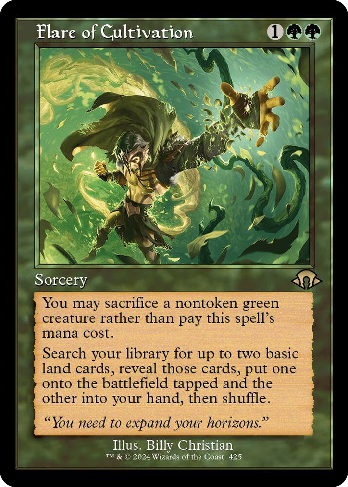 0425 Flare of Cultivation (Retro Frame) R Modern Horizons 3