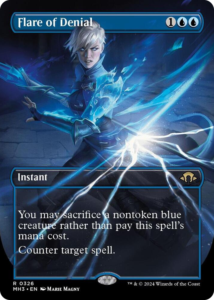 0326 Flare of Denial (Borderless) R Modern Horizons 3