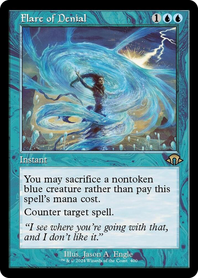 0400 Flare of Denial (Retro Frame) R Modern Horizons 3
