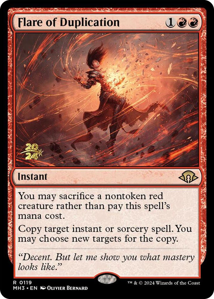 0119 Flare of Duplication R Prerelease Cards