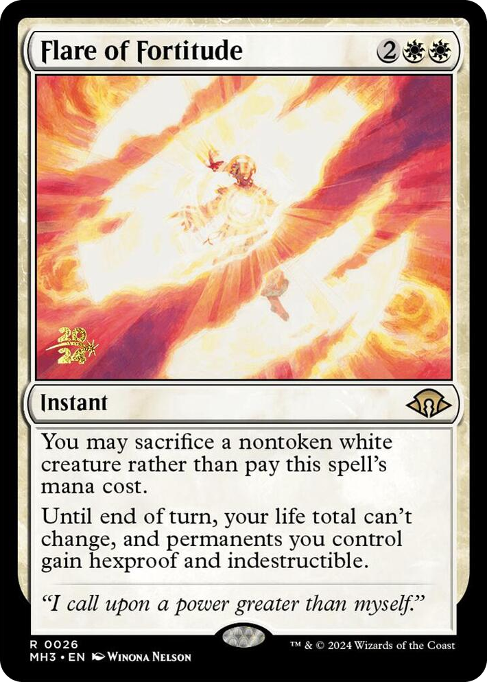 0026 Flare of Fortitude R Prerelease Cards