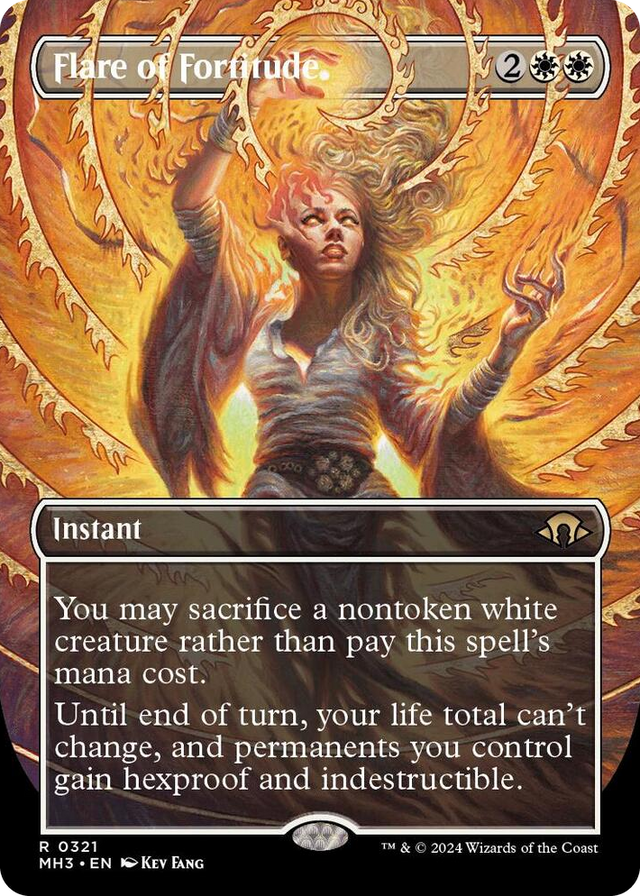 0321 Flare of Fortitude (Borderless) R Modern Horizons 3