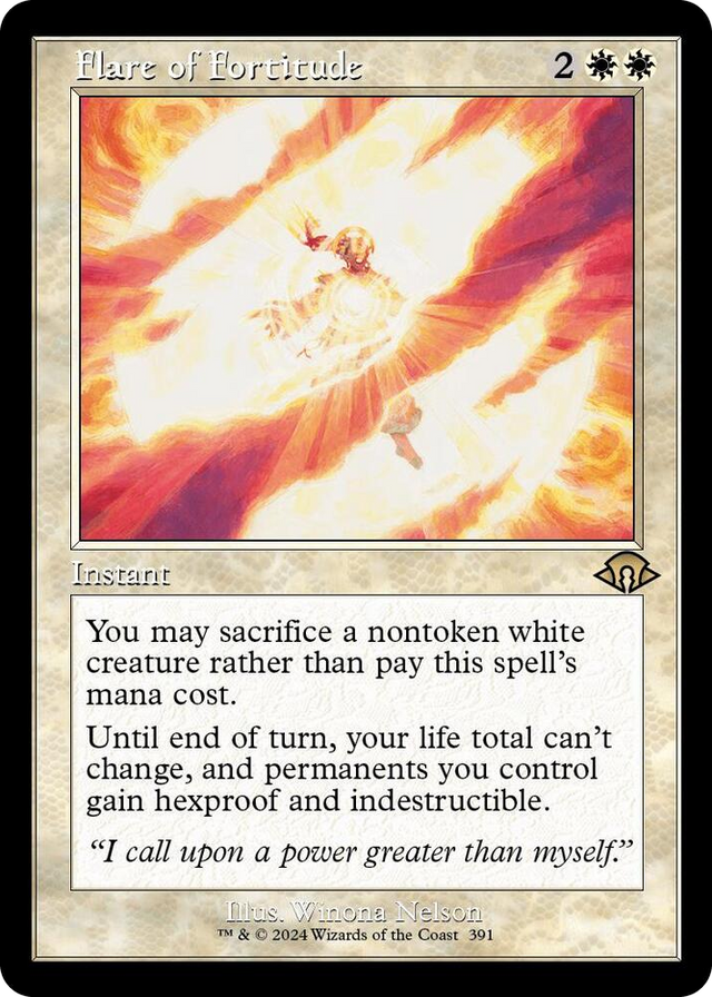 0391 Flare of Fortitude (Retro Frame) R Modern Horizons 3