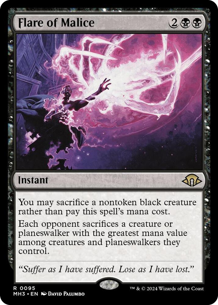 0095 Flare of Malice R Modern Horizons 3