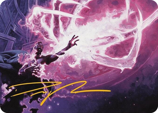 0003 Flare of Malice Art Card (Gold-Stamped Signature) S Art Series: Modern Horizons 3