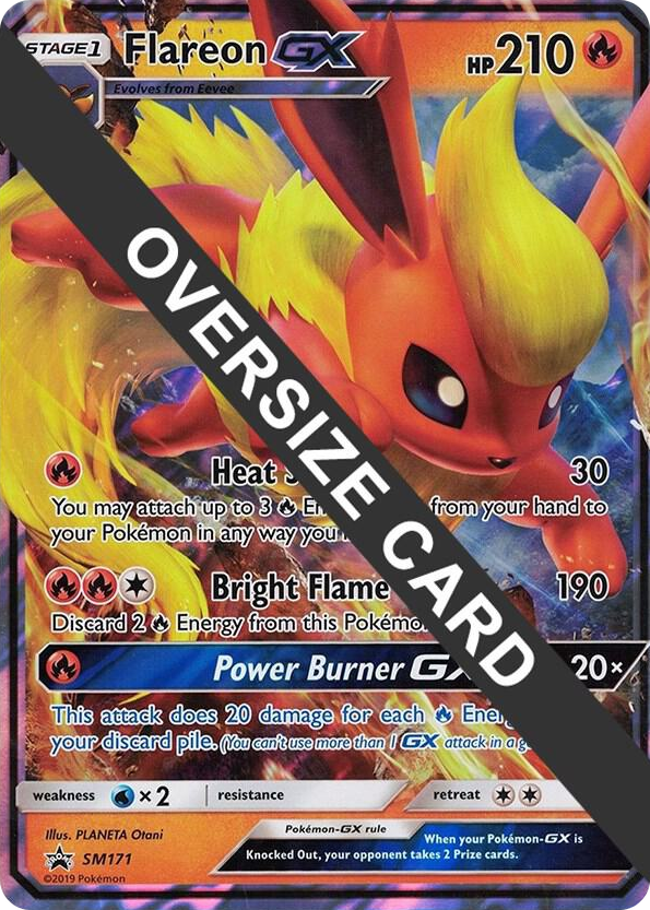 SM171 Flareon GX - SM171 (SM Black Star Promo) Promo Jumbo Cards