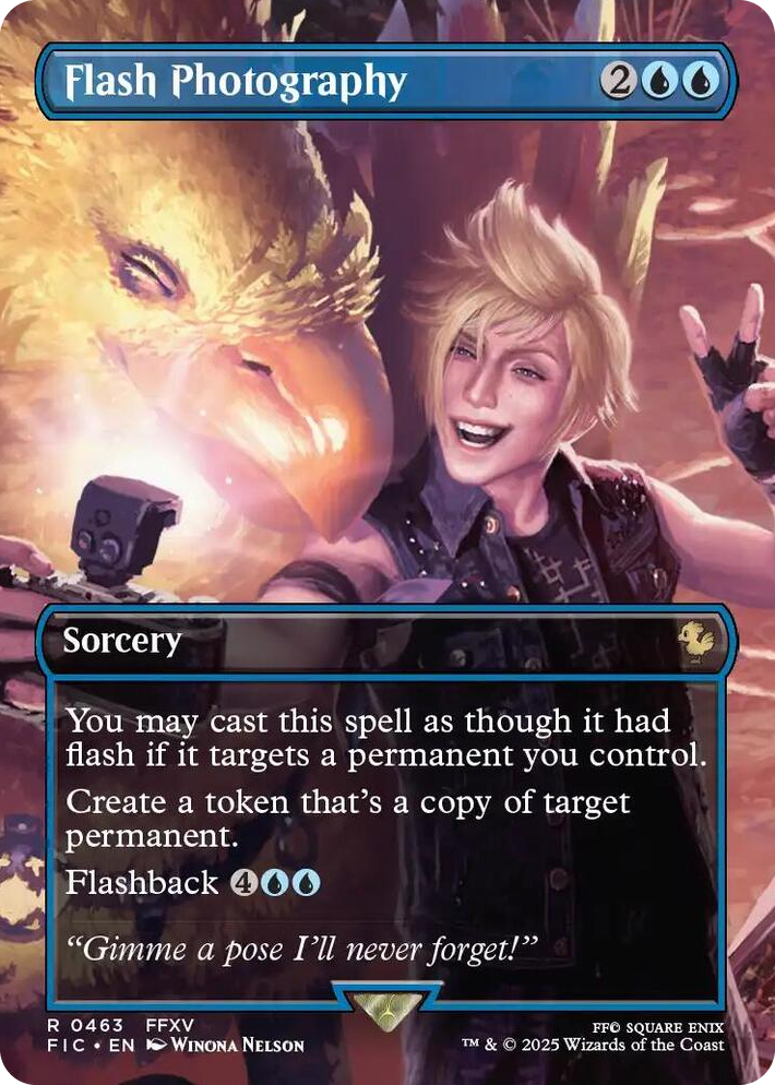 0463 Flash Photography (Borderless) R Commander: FINAL FANTASY