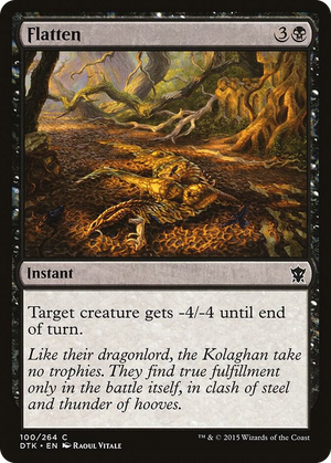 0100 Flatten C Dragons of Tarkir
