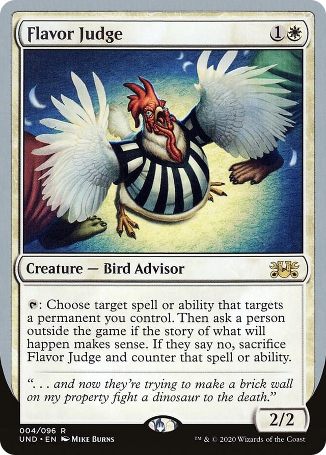 0004 Flavor Judge R Unsanctioned