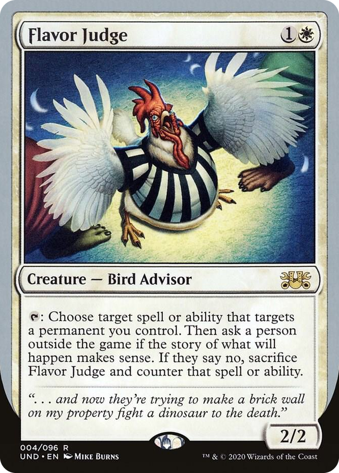 0004 Flavor Judge R Unsanctioned
