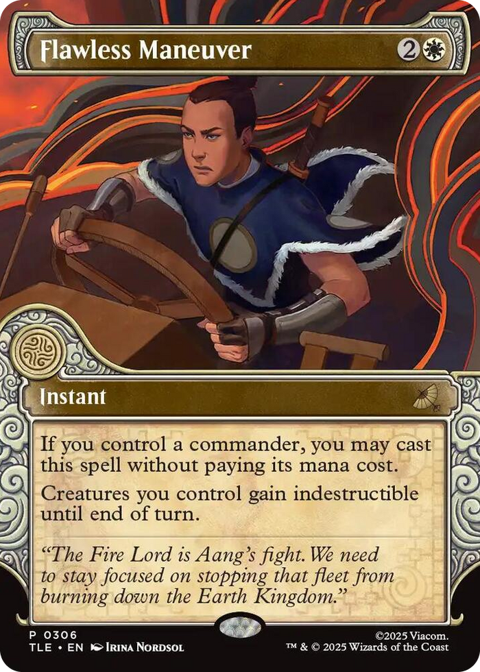 Flawless Maneuver (Showcase) #306 P - The Last Airbender: Eternal-Legal Pokemon card