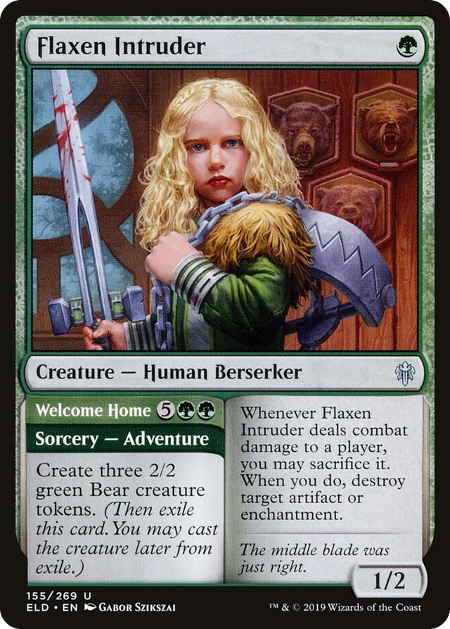 0155 Flaxen Intruder U Throne of Eldraine