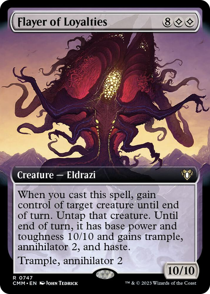 0747 Flayer of Loyalties (Extended Art) R Commander Masters