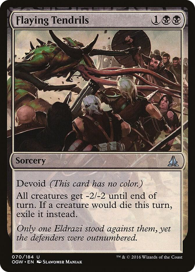 Flaying Tendrils #70 U - Oath of the Gatewatch Pokemon card