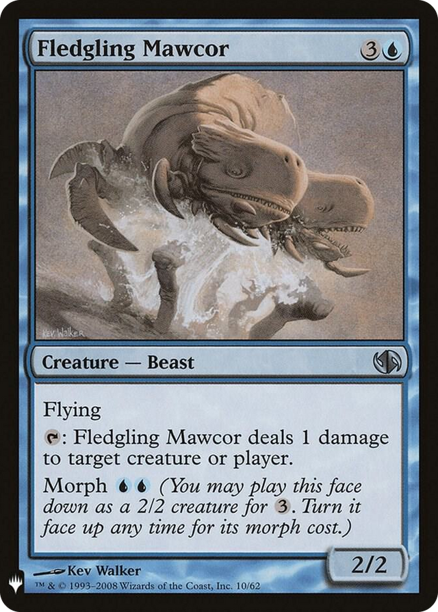 0010 Fledgling Mawcor U The List Reprints