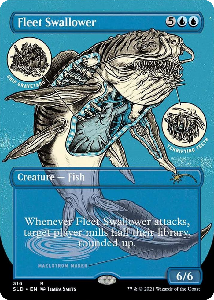 Fleet Swallower (Foil Etched) #316 R - Secret Lair Drop Series Pokemon card