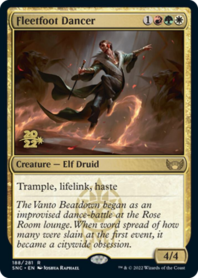 0188 Fleetfoot Dancer R Prerelease Cards