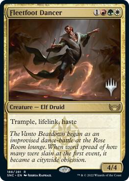 0188 Fleetfoot Dancer R Promo Pack: Streets of New Capenna