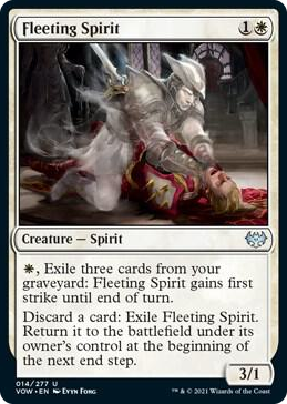 0014 Fleeting Spirit U Innistrad: Crimson Vow