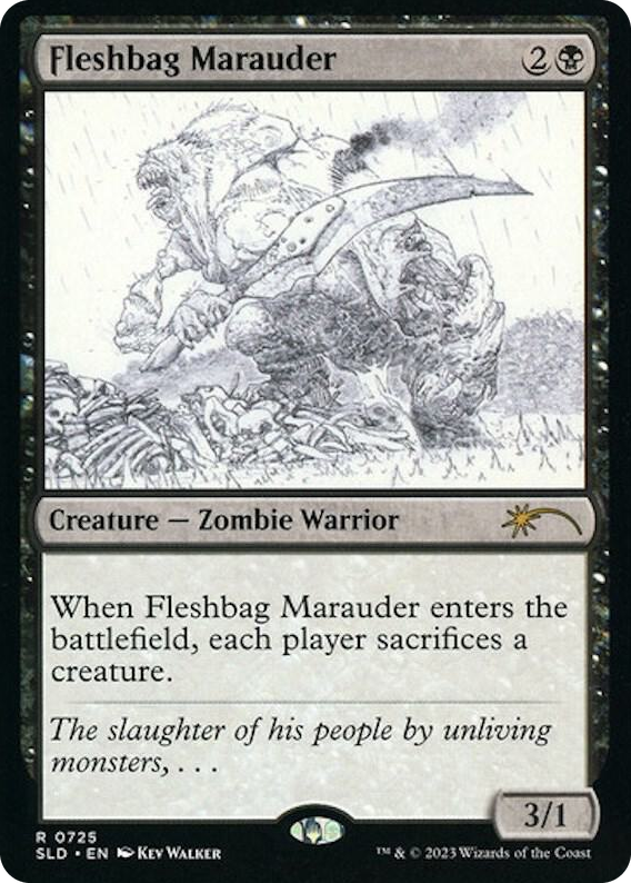 0725 Fleshbag Marauder (00725) (Sketch Showcase) R Secret Lair Drop Series