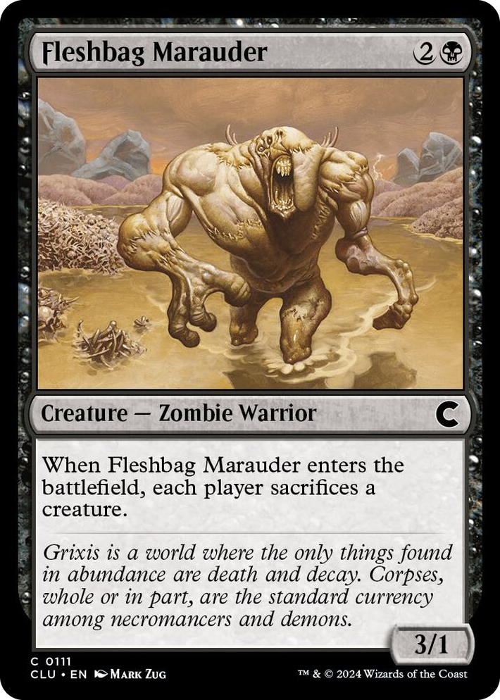 0111 Fleshbag Marauder C Ravnica: Clue Edition
