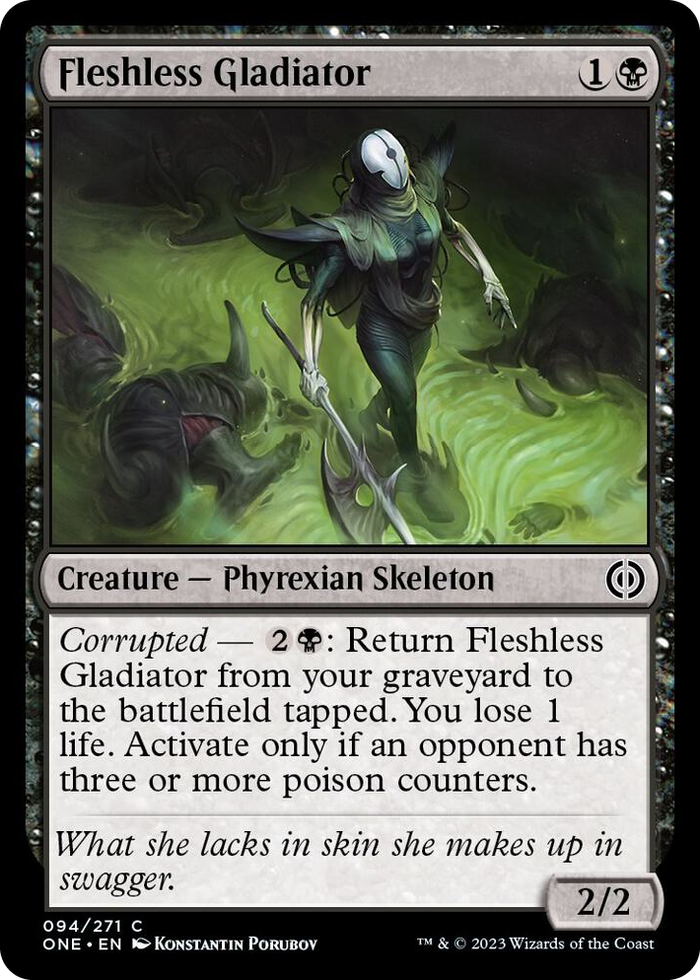 Fleshless Gladiator #94 C - Phyrexia: All Will Be One Pokemon card