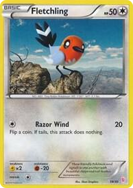 0019 Fletchling (#19) Common XY Trainer Kit: Sylveon & Noivern
