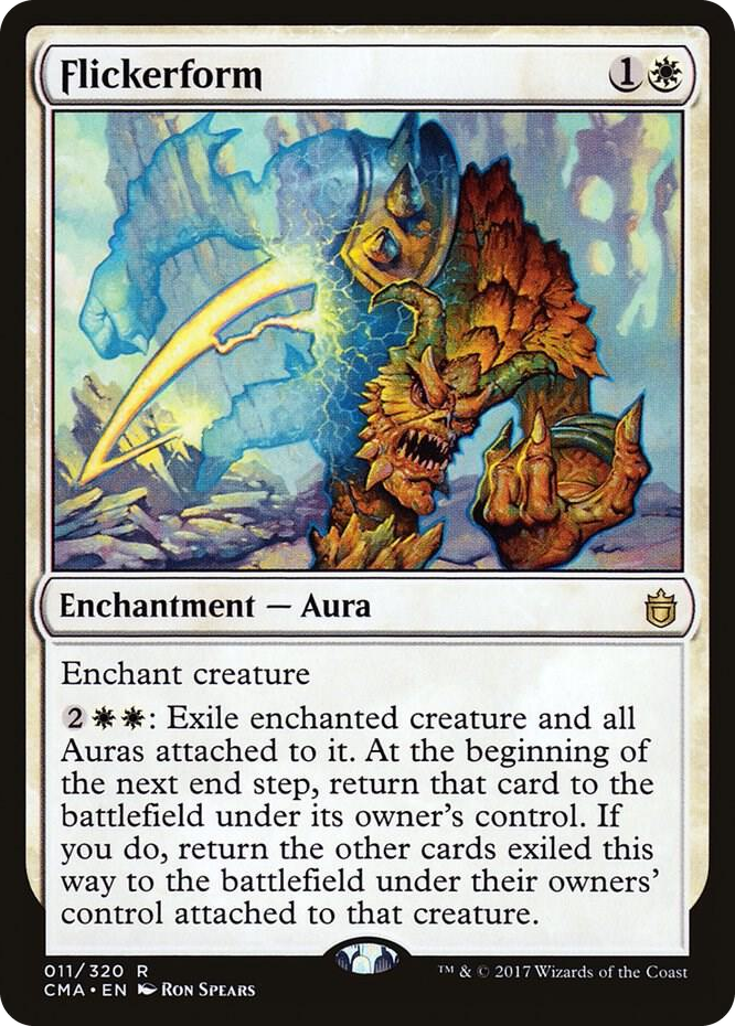 Flickerform #11 R - Commander Anthology Pokemon card