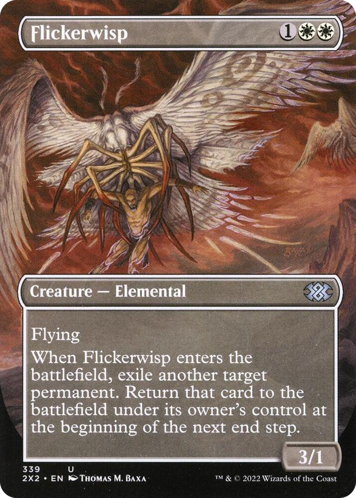 0339 Flickerwisp (Borderless) U Double Masters 2022
