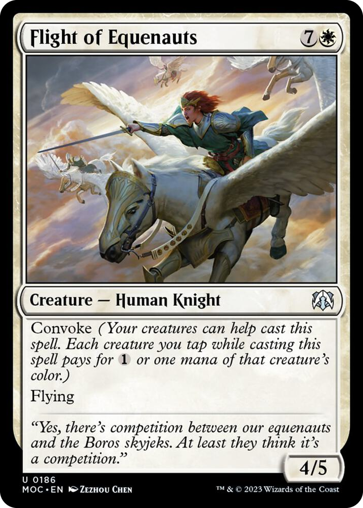 0186 Flight of Equenauts U Commander: March of the Machine