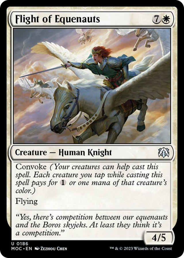 0186 Flight of Equenauts U Commander: March of the Machine