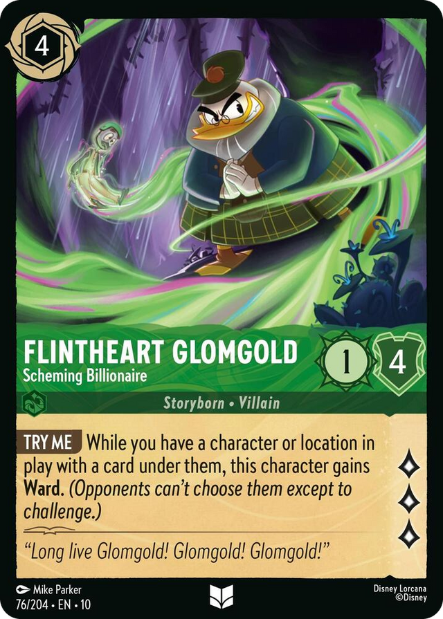 0076 Flintheart Glomgold - Scheming Billionaire Uncommon Whispers in the Well