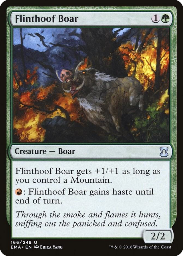 0166 Flinthoof Boar U Eternal Masters