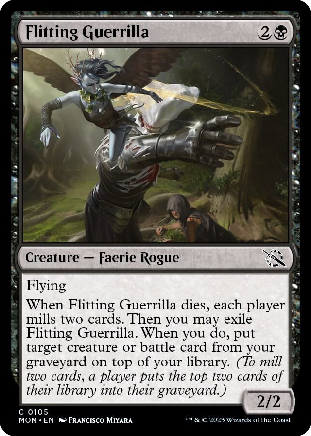 Flitting Guerrilla #105 C - March of the Machine Pokemon card