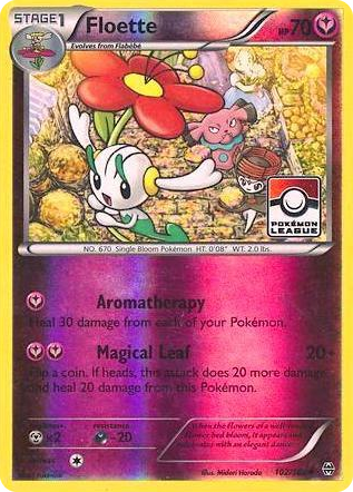 0102 Floette - 102/162 (Pokemon League) Promo League & Championship Cards