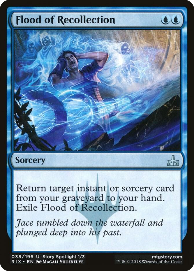 0038 Flood of Recollection U Rivals of Ixalan