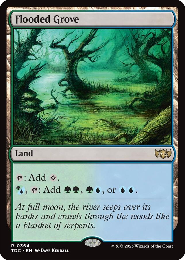 0364 Flooded Grove R Commander: Tarkir: Dragonstorm