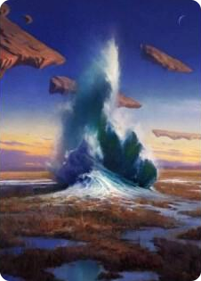 0029 Flooded Strand Art Card S Art Series: Zendikar Rising