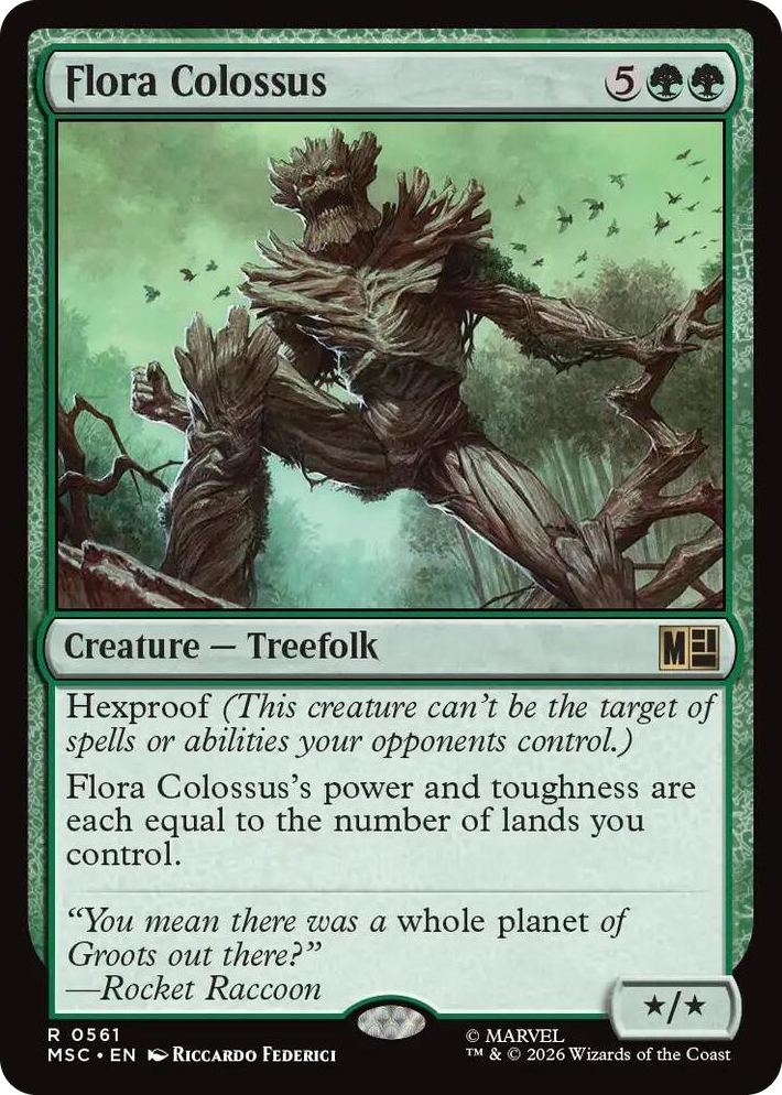 0561 Flora Colossus R Commander: Marvel Super Heroes