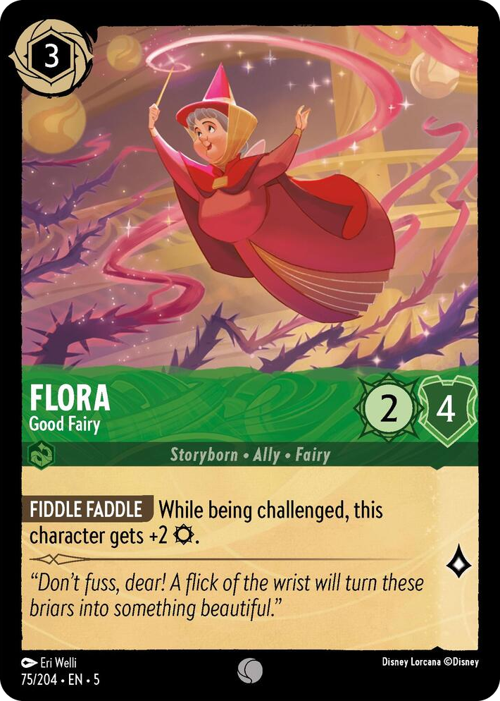 0075 Flora - Good Fairy Common Shimmering Skies