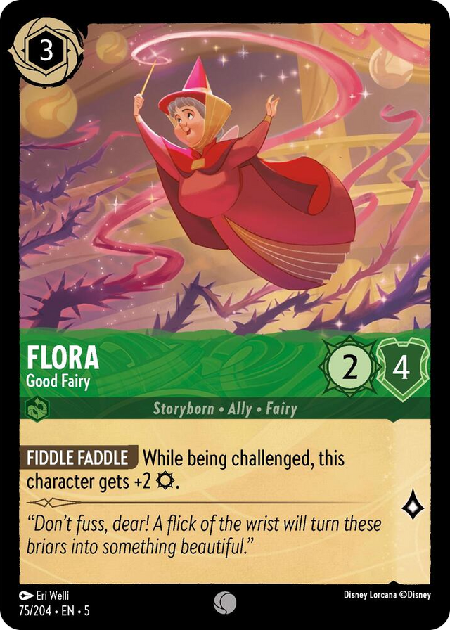 0075 Flora - Good Fairy Common Shimmering Skies