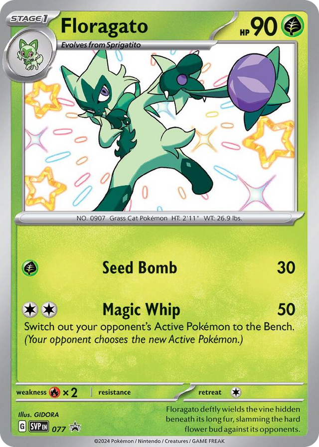 0077 Floragato - 077 Promo Scarlet & Violet Promo Cards