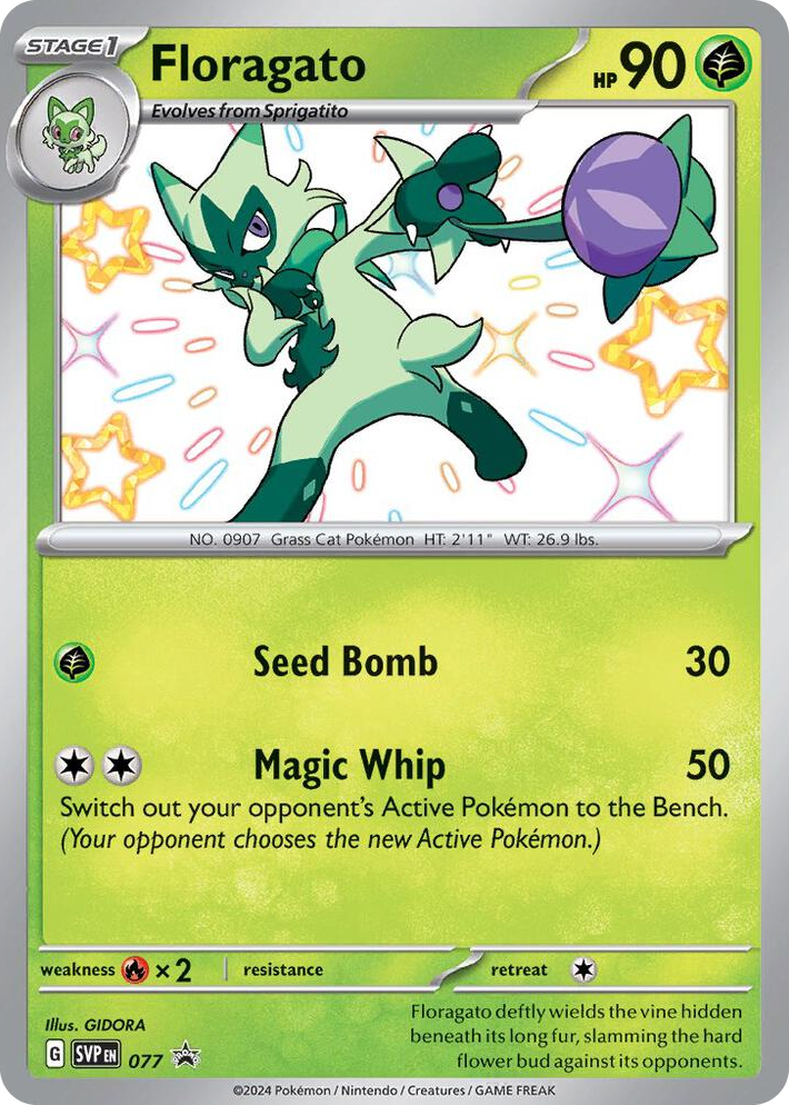 0077 Floragato - 077 Promo Scarlet & Violet Promo Cards